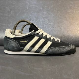 Adidas Dragon (sz42) Black White Sepatu Second Original