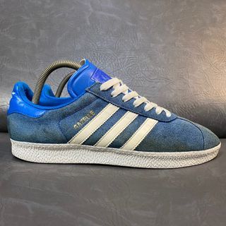 Adidas Gazelle (sz42) Blue White Sepatu Second Original