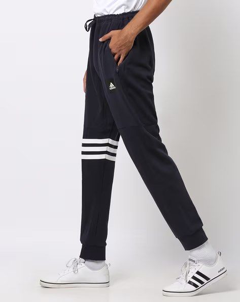 Adidas zip online pocket joggers