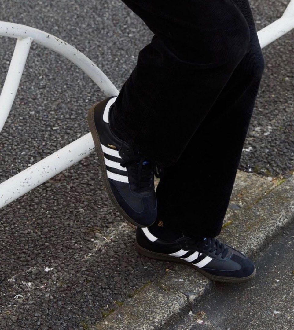 Adidas Samba Black White Gum B75807 黑色, 男裝, 鞋, 波鞋- Carousell