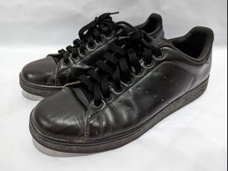 ADIDAS STAN SMITH BLACK SIZE 10UK