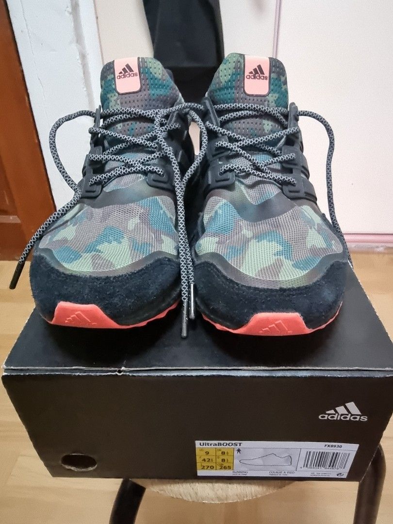 Adidas UltraBoost Camo size US9, Luxury, Sneakers & Footwear on Carousell