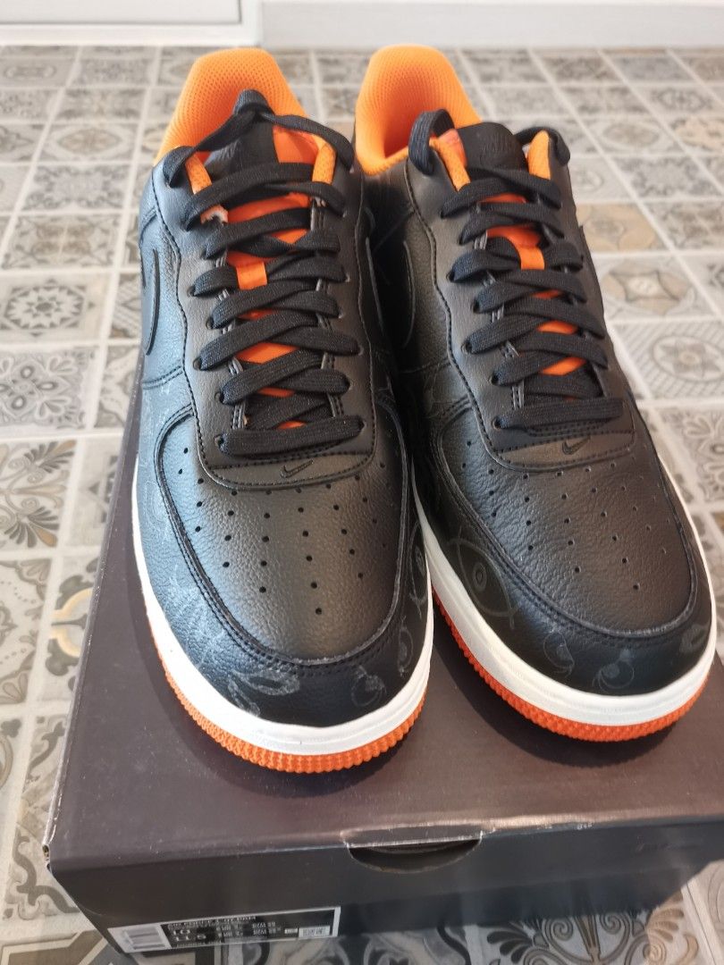 Nike air force discount 27 grey orange