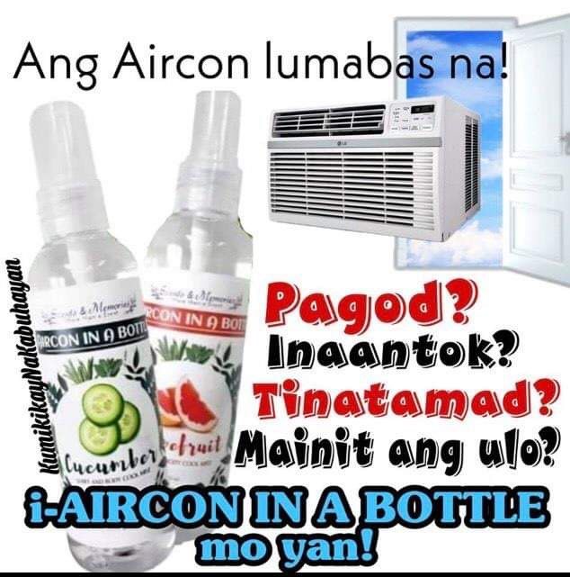 Aircon In a Bottle Cooling Spritzer (Original), Beauty & Personal Care, Sanitizers