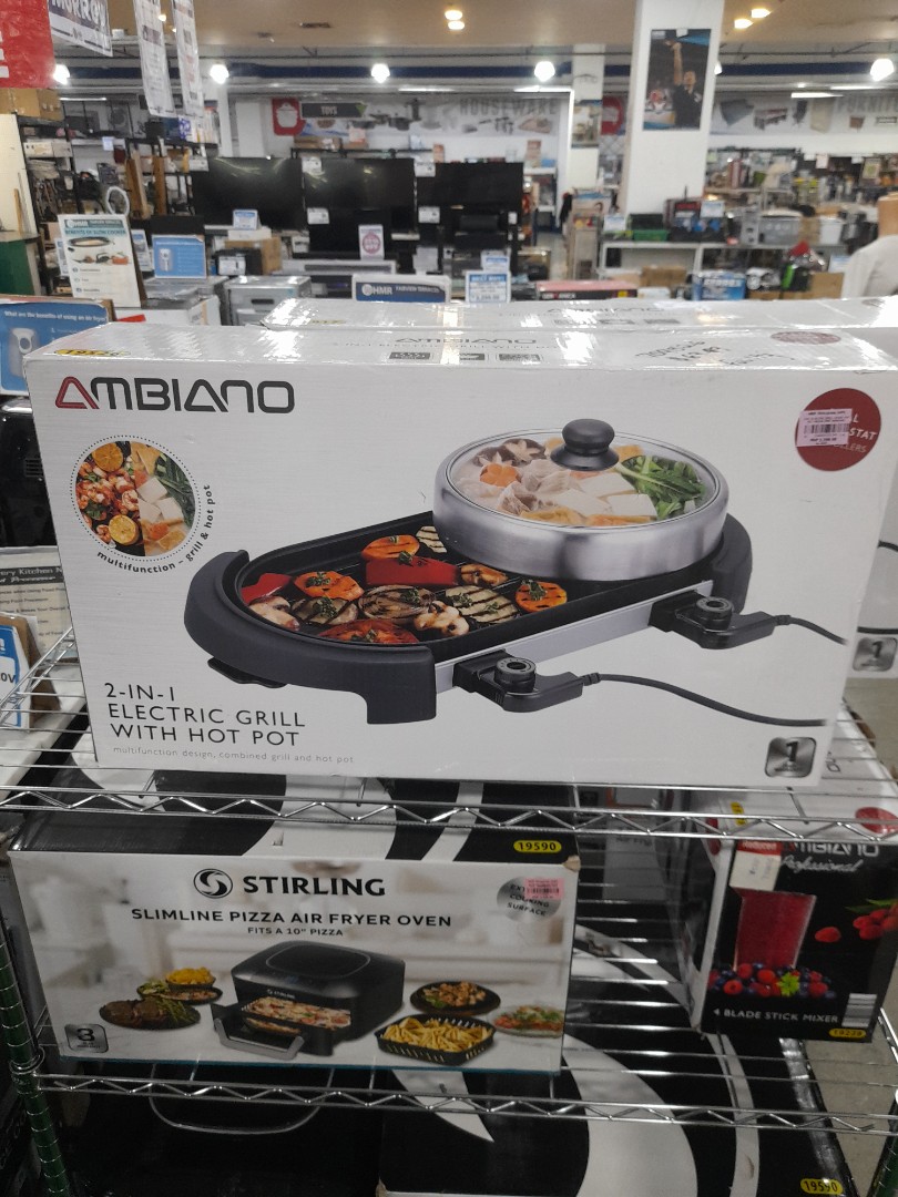 Ambiano 2 in 1 electric grill with hot pot, TV & Home Appliances, Other