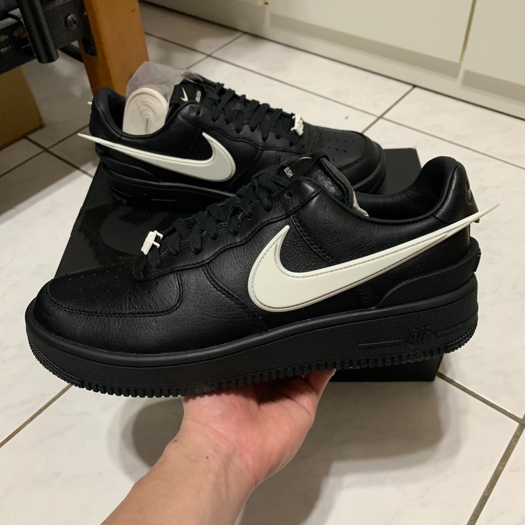 Ambush Nike Air Force 1 Low SP 聯名黑白立體大勾勾潮流時尚球鞋, 他