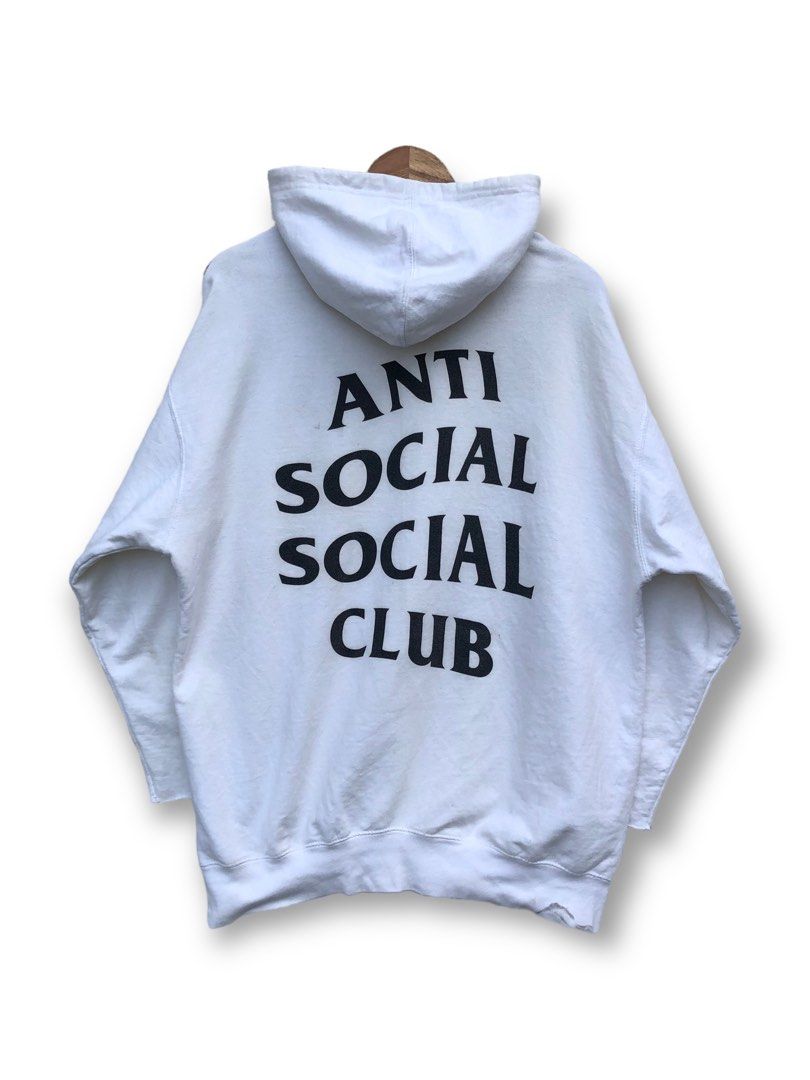 Anti social social club embroidered hoodie store