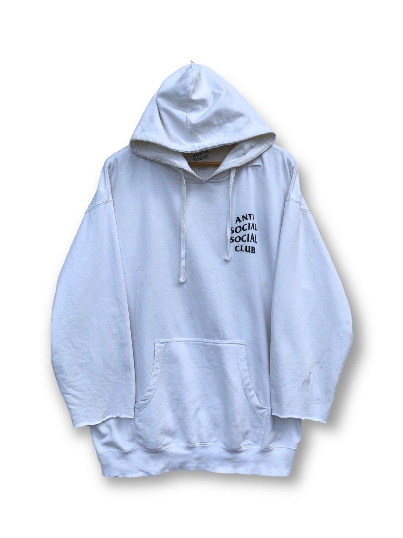 Anti social social club embroidered hoodie hotsell
