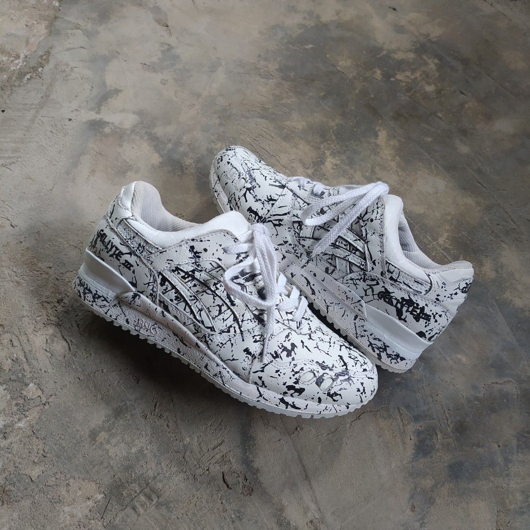 Asics sales marble white