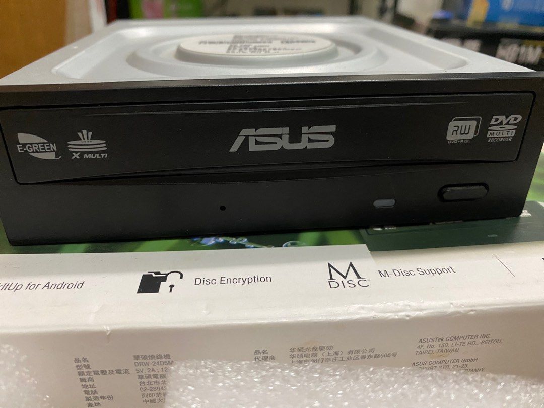 Asus DVD Writer, Computers & Tech, Parts & Accessories, Computer Parts