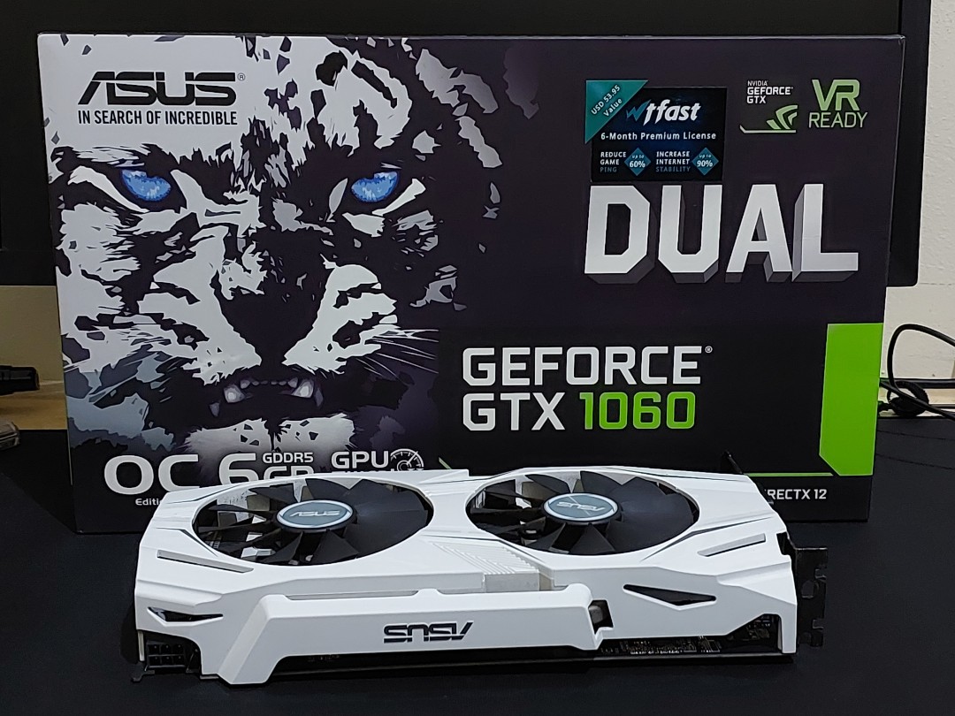 Asus GeForce GTX 1060 Dual 6GB Second, Elektronik, Bagian & Aksesoris di Carousell