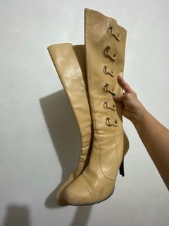 Authentic Versace leather boots