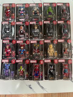 BE@RBRICK 庫柏力克熊 漫威Marvel 1-20號全套英雄 可單買