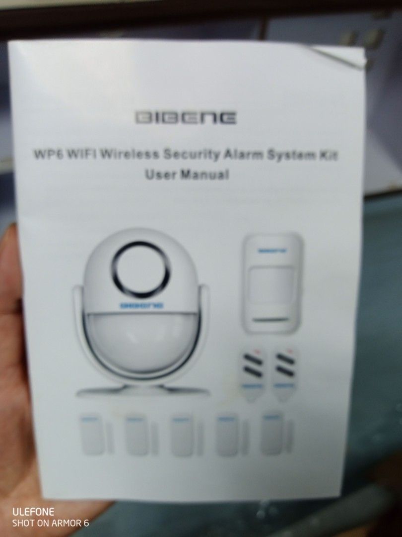 BIBENE WP6 Wifi wireless Security Alarm System Kit User Manual