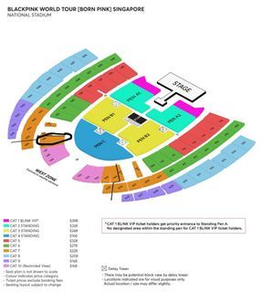 Blackpink Singapore Tickets section 145