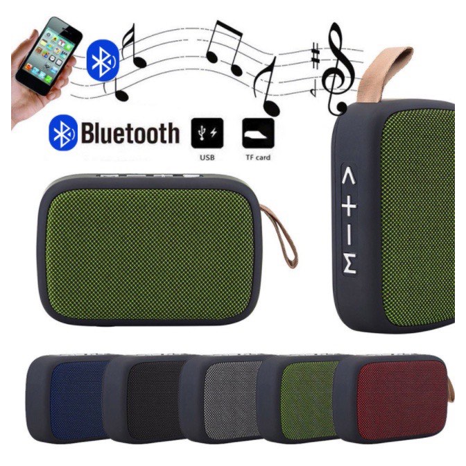 Bluetooth Speaker Portable USB TF SD Card Rechargeable Wireless Outdoor ...