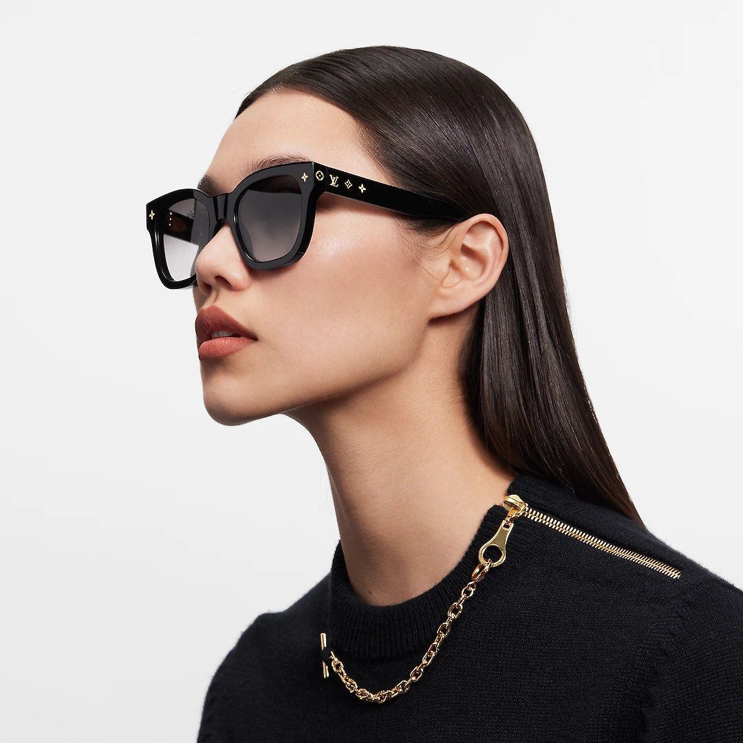 My LV Chain Pilot Sunglasses - Luxury S00 Gold