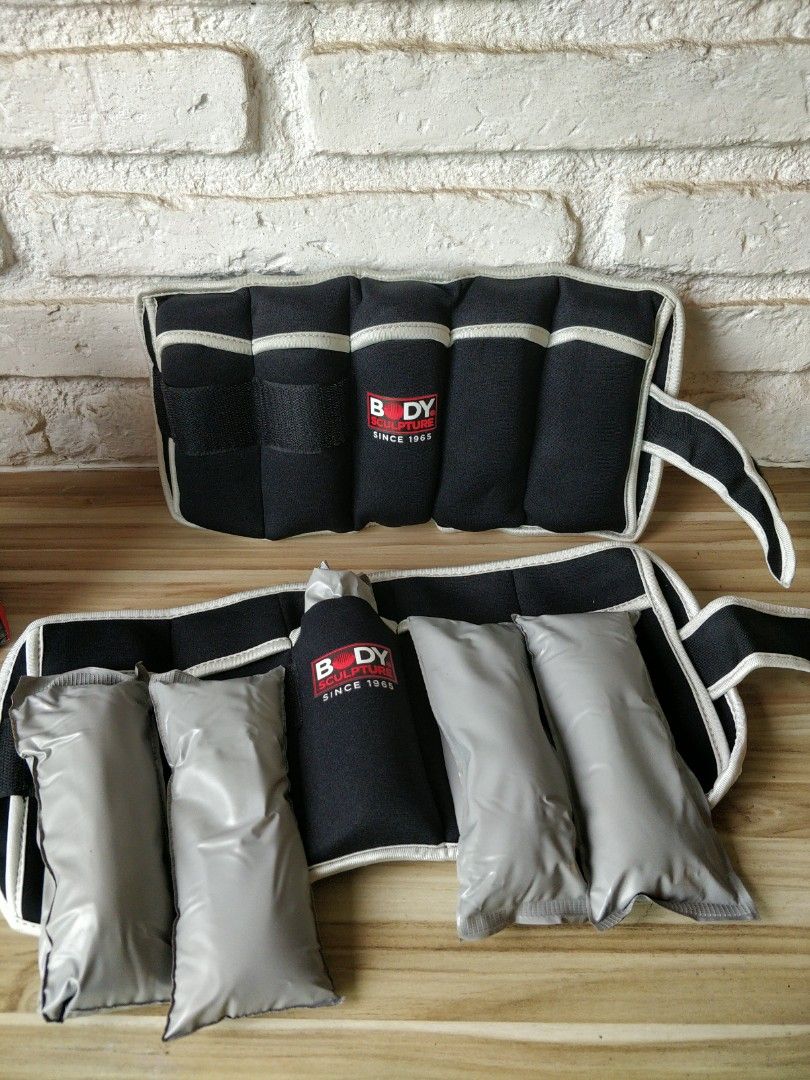 Body sculpture adjustable soft ankle weights