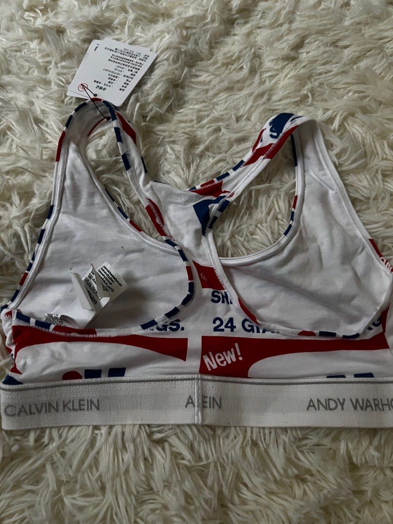 Brand new authentic CK Andy Warhol limited edition bralette