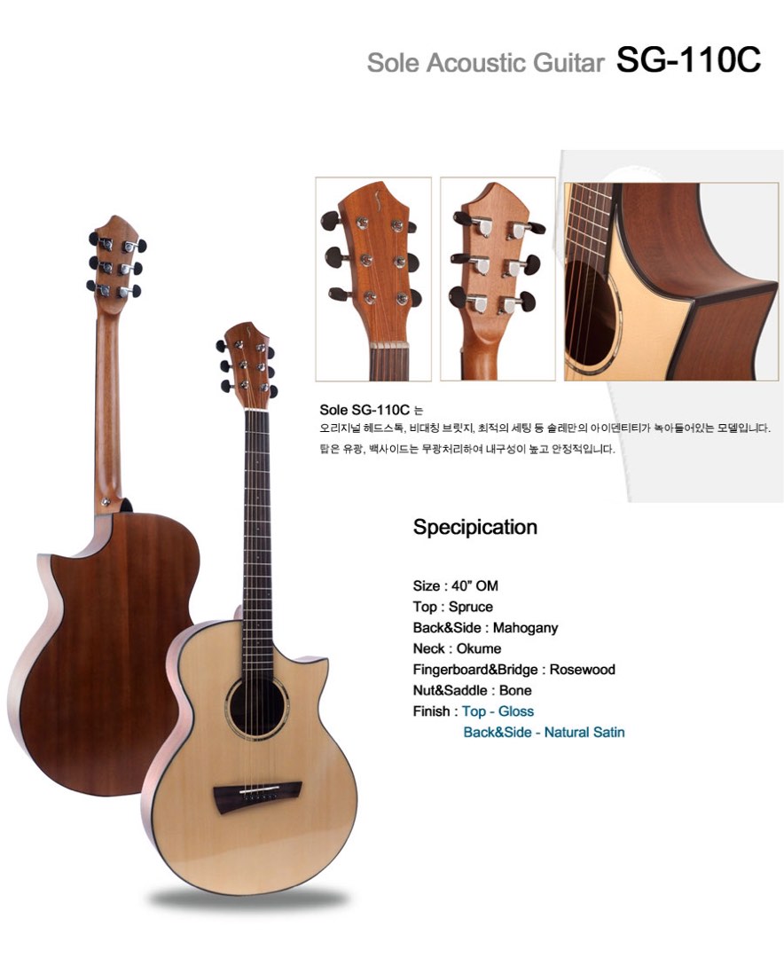 Brand new Sole Korea SG110C, Hobbies & Toys, Music & Media, Musical