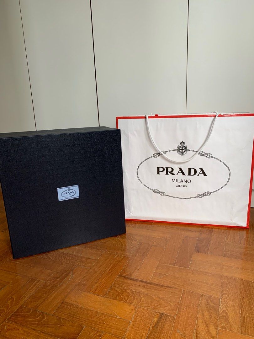 Brand New XL Prada Bag Large Box ( 43cm x 43cm x 21cm ) Full Set
