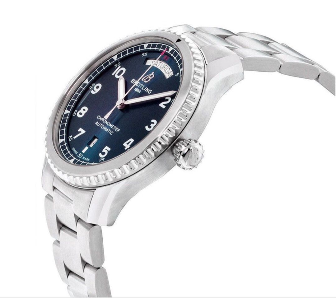 Breitling Aviator 8 Day Date Auto 41mm A45330101C1A1