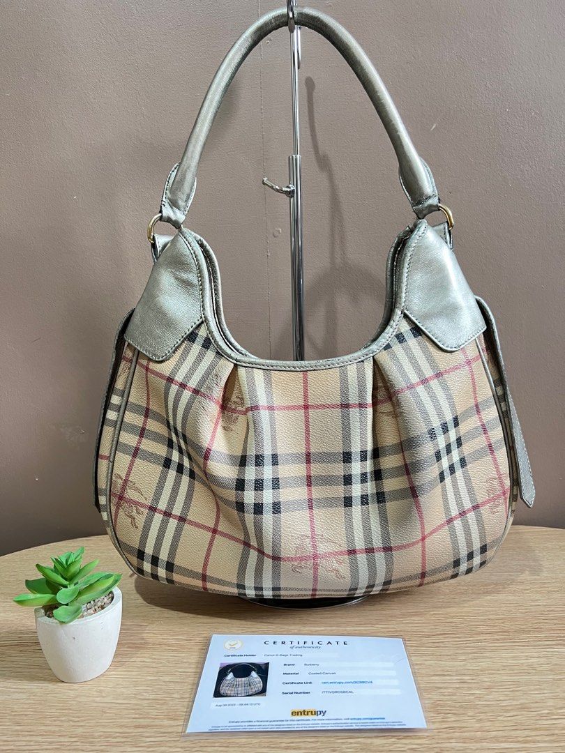 Burberry hobo sales sale