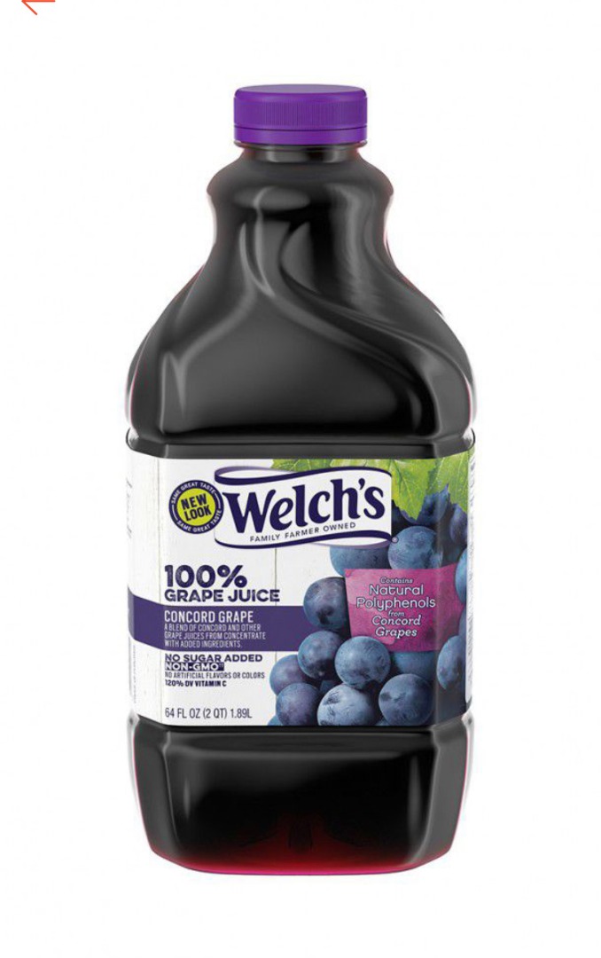 WELCH'S 100 GRAPE JUICE, Food & Drinks, Beverages on Carousell