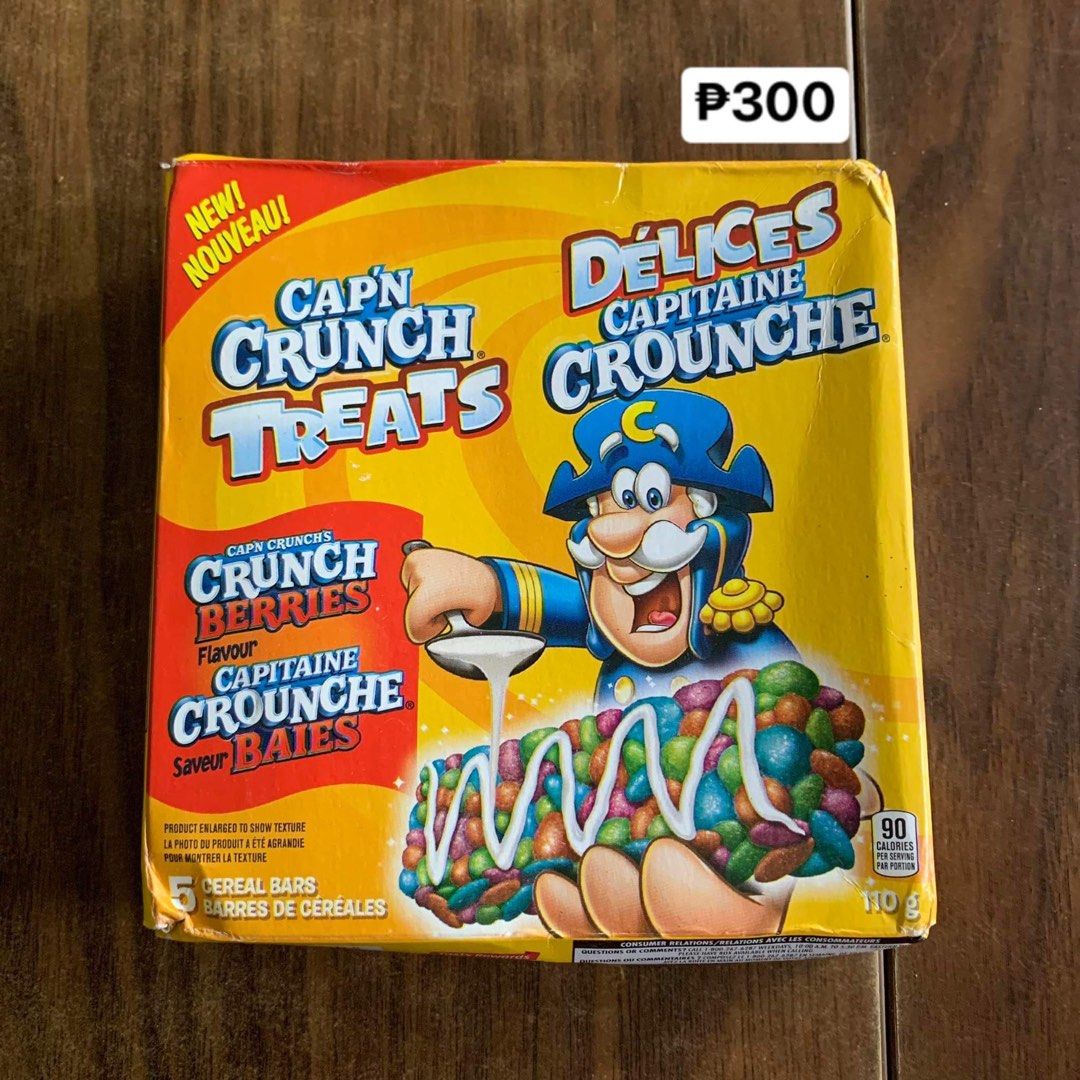 Capn Crunch Treats, Food & Drinks, Packaged & Instant Food on Carousell
