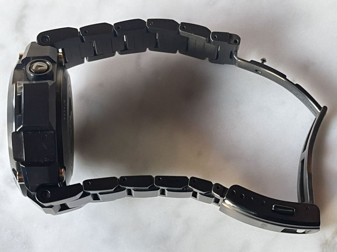 Casio G shock MRG G1000 GPS solar titanium watch Men s Fashion