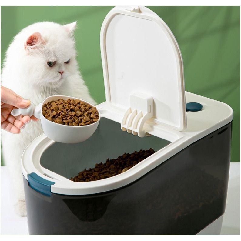 Cat Food Storage Container Airtight Dog Food Container Large Capacity Pet Storage Container with Lid Strong Resistant Pet Supplies Homes Other Pet Accessories on Carousell