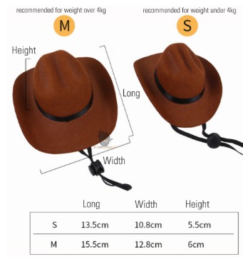 Cat Hat Cosplay Cowboy Photoshoot Accessories Adjustable Strap Pet Hat  Western Cowboy Hat Dog Hat Topi Koboi Kucing (Jl0722), Pet Supplies, Homes  & Other Pet Accessories On Carousell