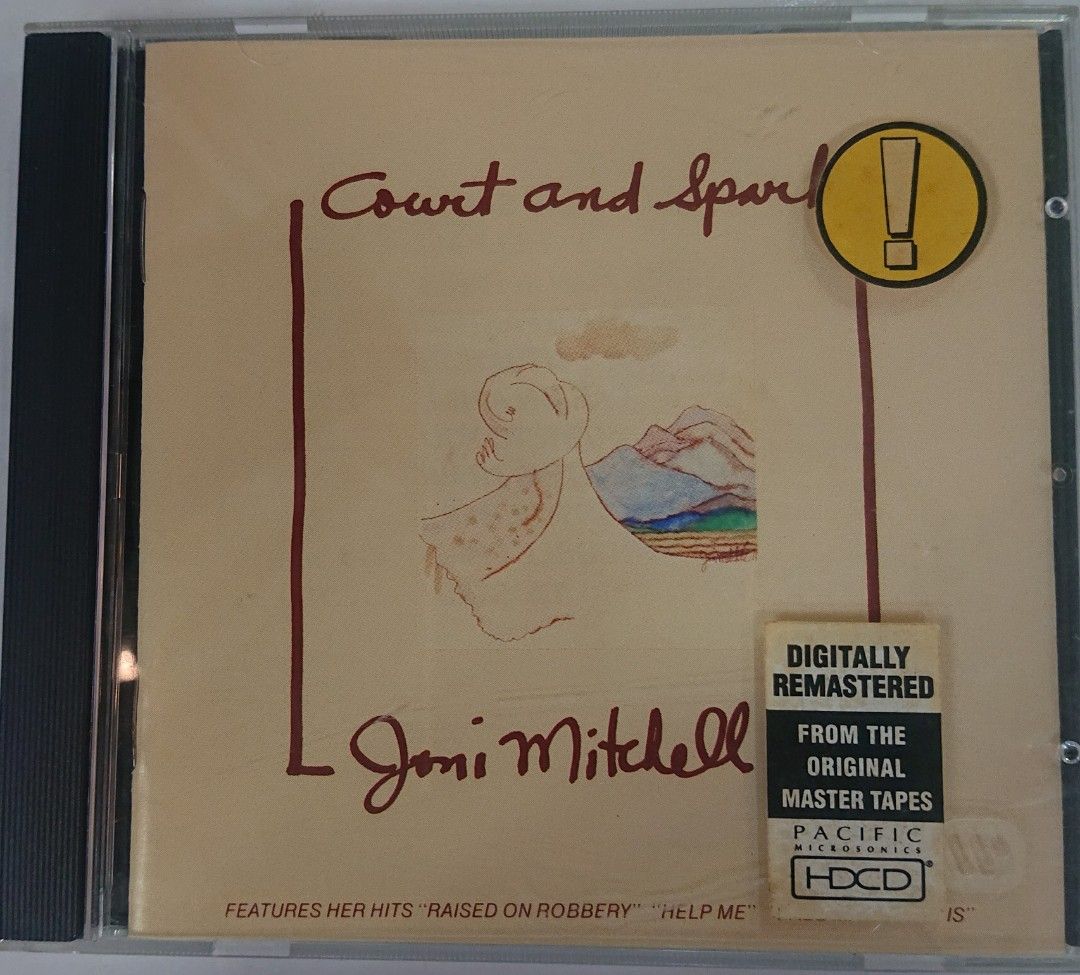 Cd joni mitchell court and spark 興趣及遊戲 音樂、樂器 配件 音樂與媒體 CD 及 DVD