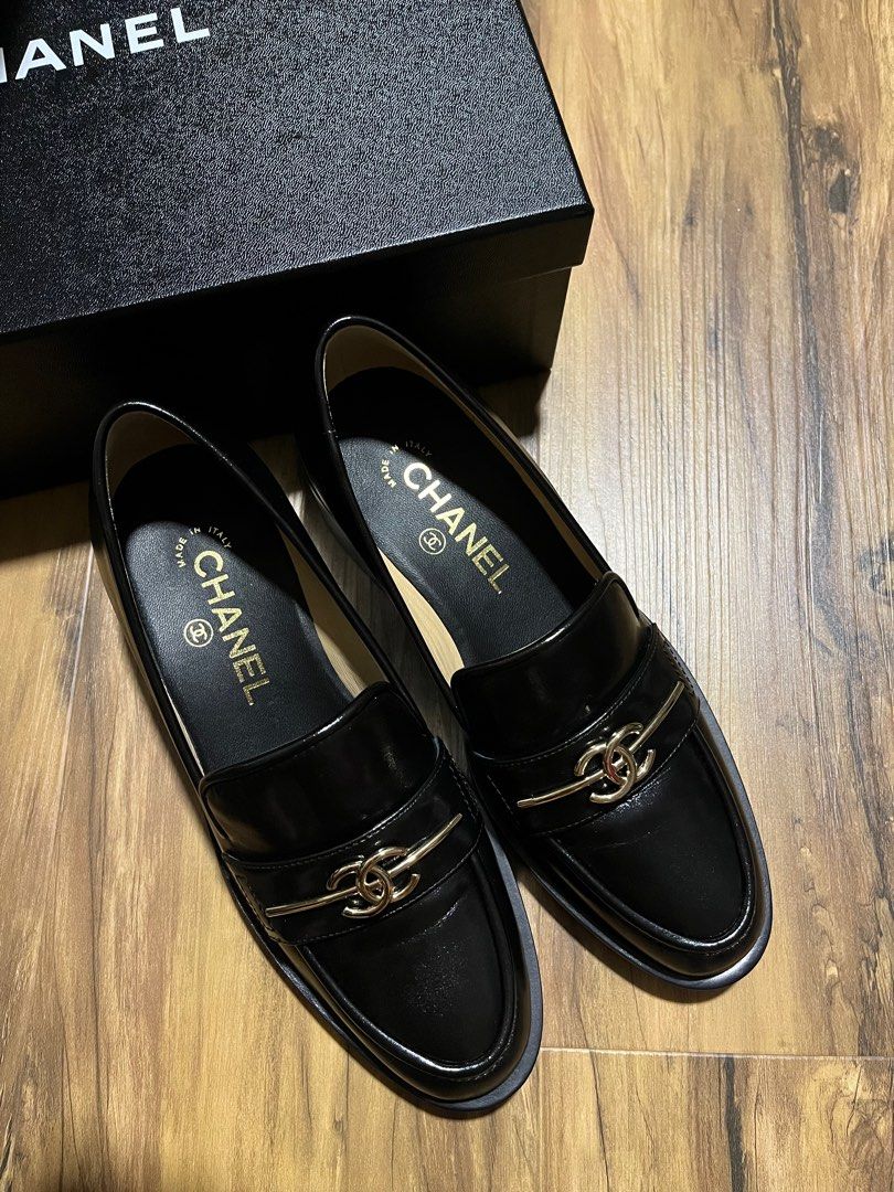 Chanel loafers 2023, Women's Fashion, Footwear, Loafers on Carousell