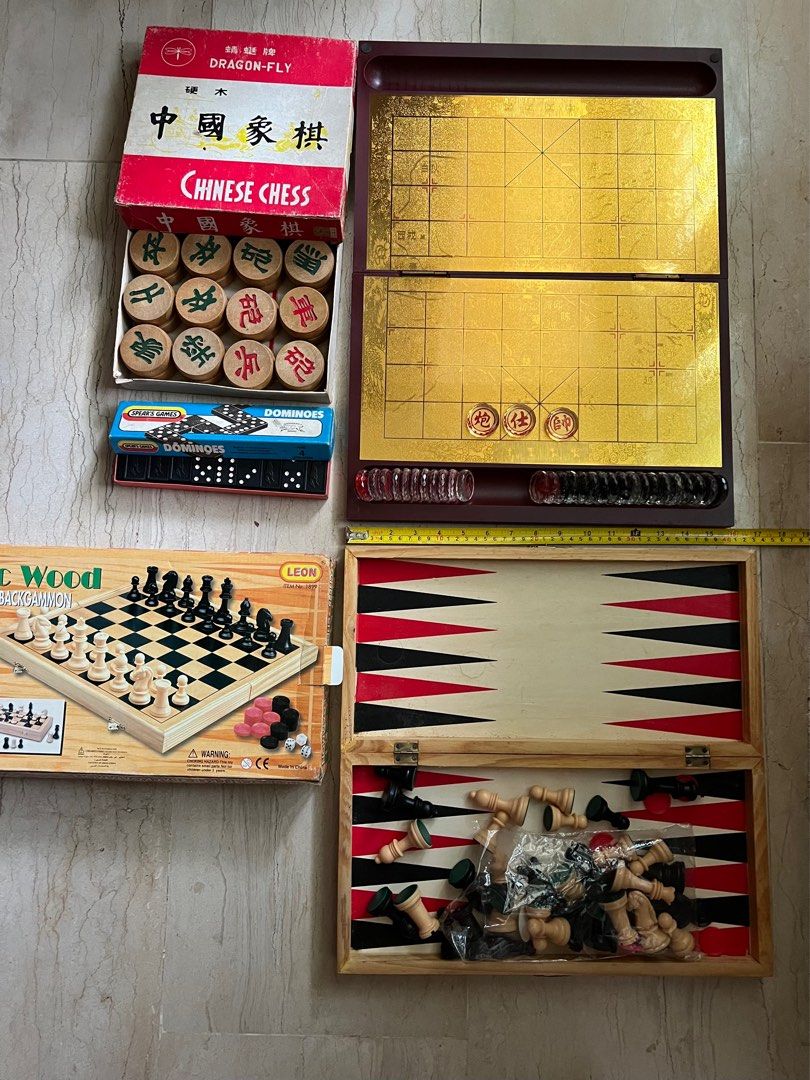 Chess domino checker backgammon Hobbies Toys Toys Games on