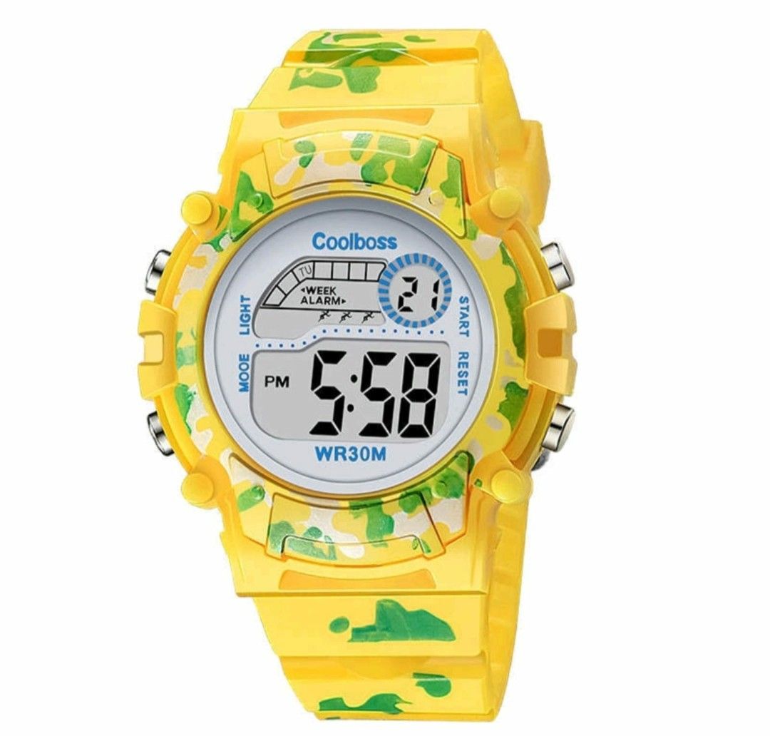 Children Students Sports Watch LED Digital Wrist watch Kids Boys