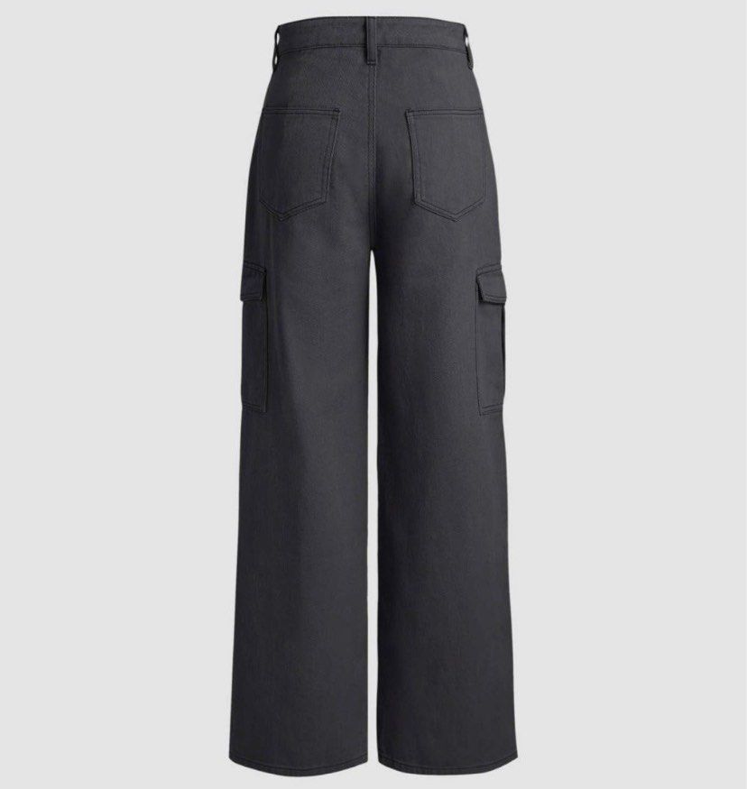 Cider solid cargo jeans, Women's Fashion, Bottoms, Jeans & Leggings on Carousell