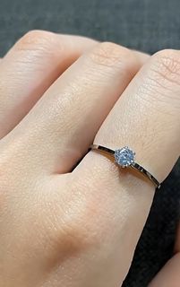 Cincin titanium wanita demi