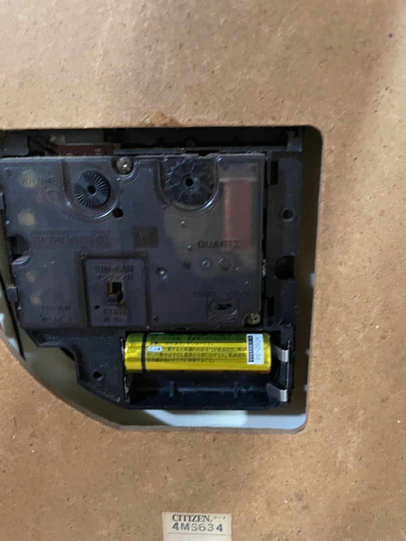 Citizen Wall Clock in Wood Frame with chime, Furniture & Home Living