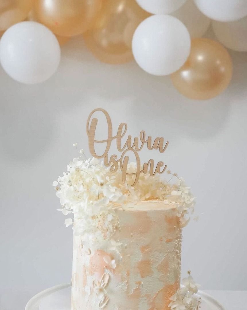 Classic CutOut Birthday Cake Topper, Hobbies & Toys, Stationery & Craft