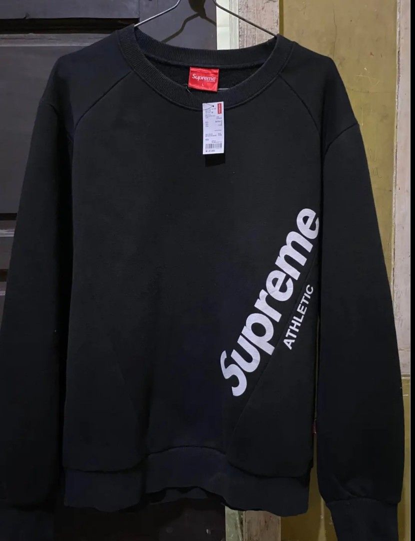 Supreme sweater made in sales korea letra