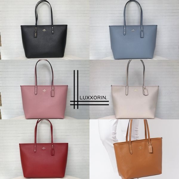 Coach City Zip Tote In Crossgrain Leather Women Shopping Shoulder Bag Women s Fashion Bags Wallets Tote Bags on Carousell
