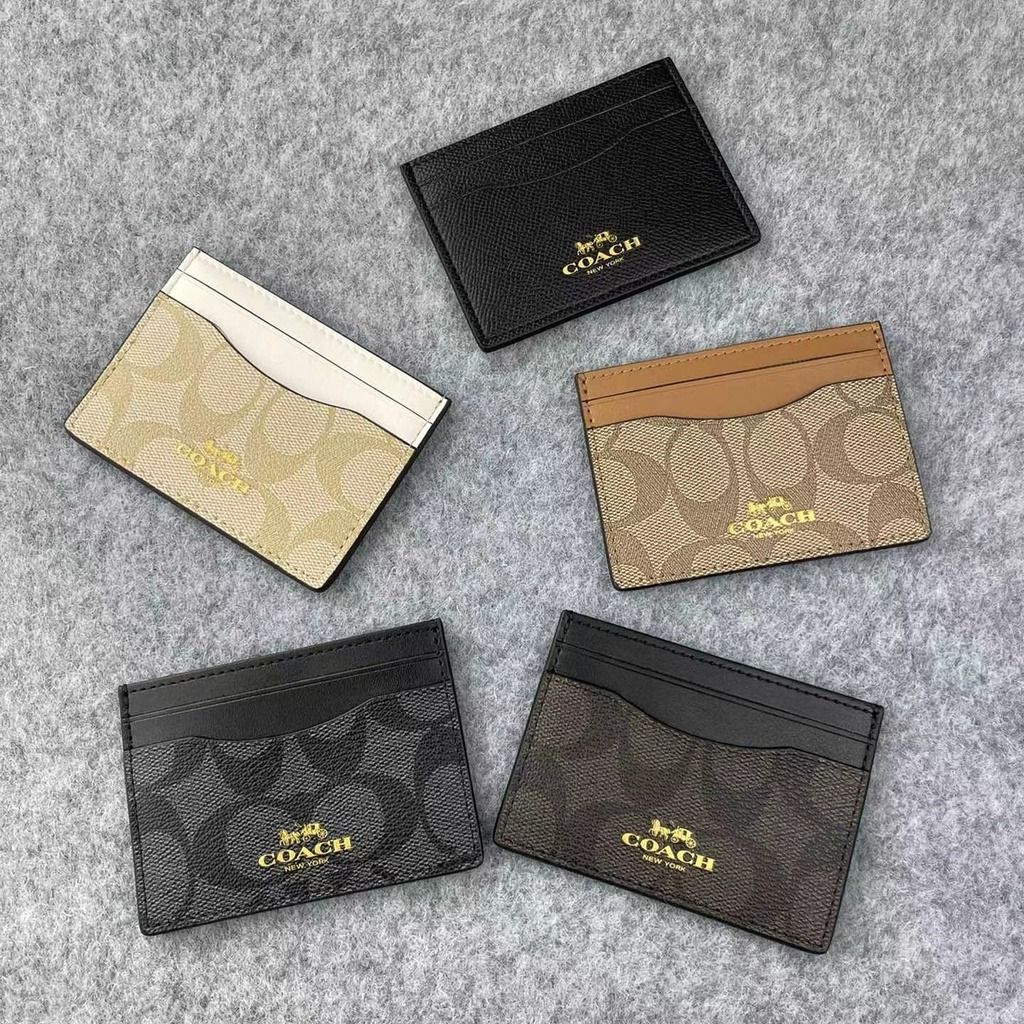 Coach on sale card wallets