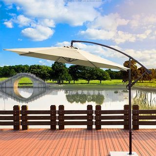 Colour: Beige Outdoor Umbrella Brand New