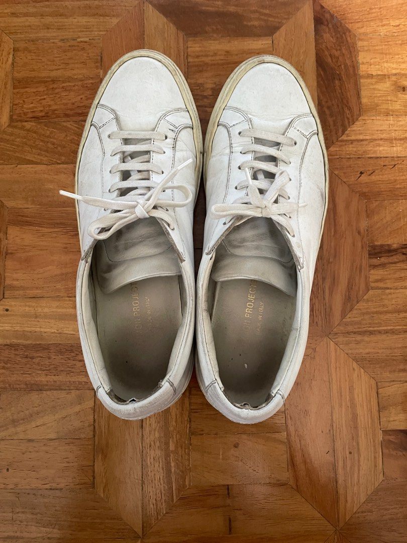 Common Projects (Category: Sneakers) located in Quezon City. Submitted by hydroflask123 (Listing ID 1223010480, Image 2). Description: Well used with scuffs. Please see pictures. Size 40 EU fits size 8 US.