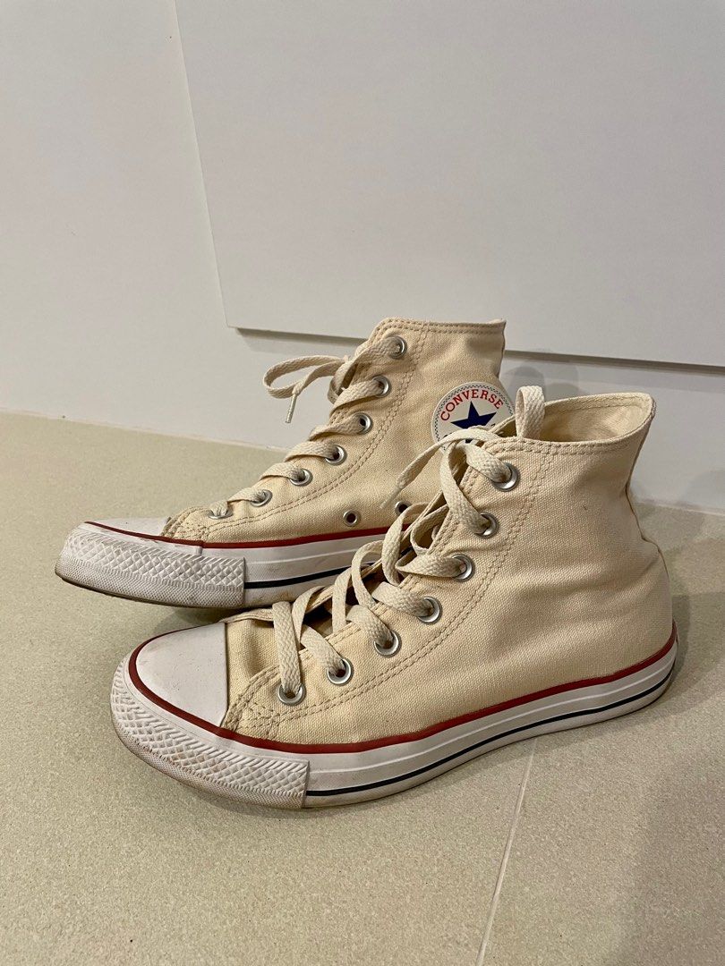 Converse Chuck Taylor All Star Hi Sneakers in Natural Ivory