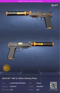 CSGO factory new USP Orion (ST ALSO)