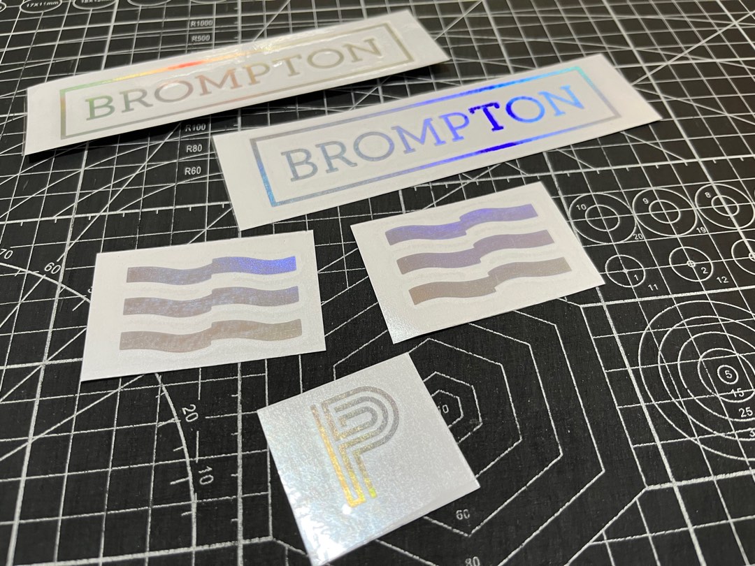 Custom Die-Cut Vinyl Decal Sticker Waterproof for For Brompton/3sixty ...