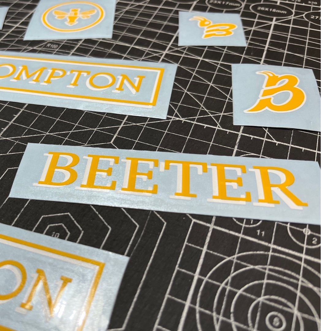 Custom Die-Cut Vinyl Decal Sticker Waterproof for For Brompton/3sixty ...