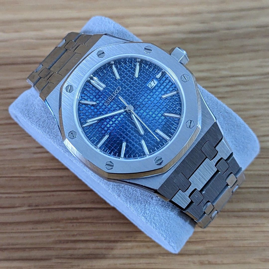 Audemars Piguet Royal Oak inspired Seiko Mod, Men's Fashion, Watches &  Accessories, Watches on Carousell